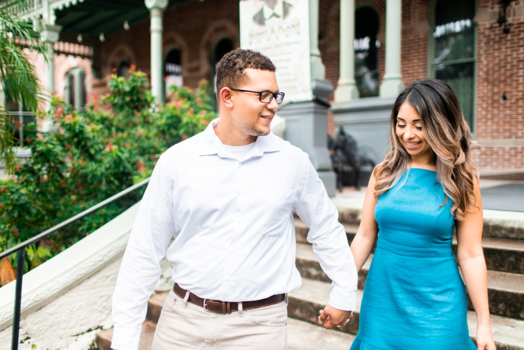 tampa engagement session university of tampa engagement session tampa theatre engagement session
